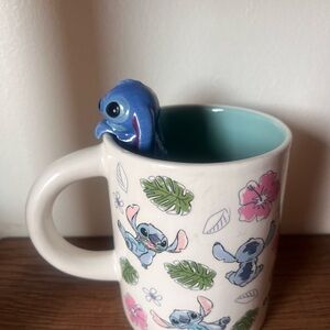 Disney Blue and White Stitch Mug